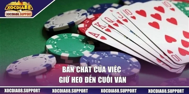 Bản chất của việc giữ heo đến cuối ván